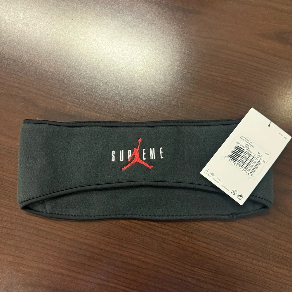 Jordan Black and Red Headband